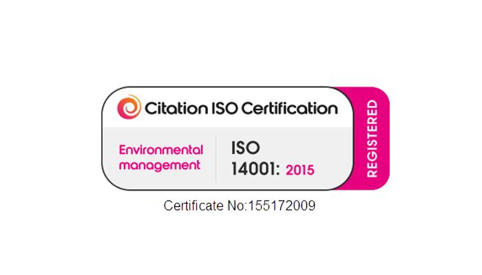 QMS ISO 14001 : 2015 Registered | Accreditations & Certifications | About Us | Aylesford Electrical